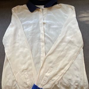 White blouse button up